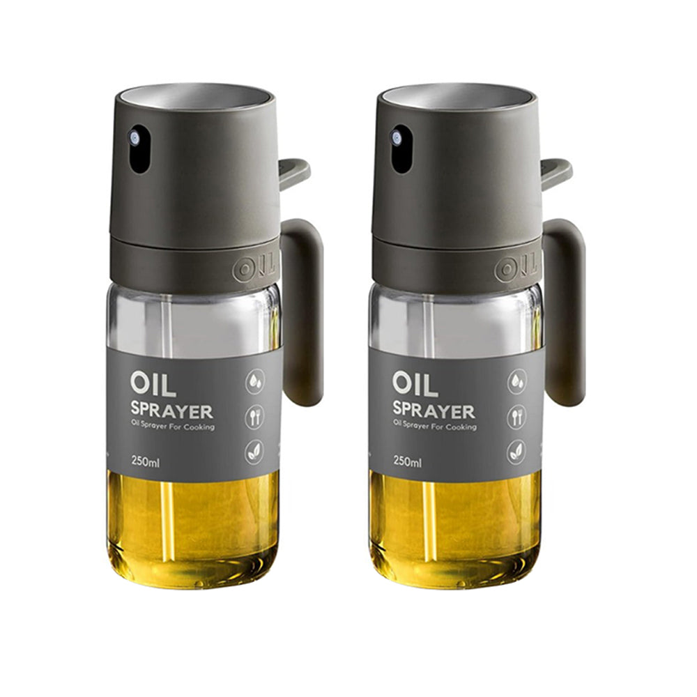 2Pcs Olive Oil Sprayer Dispenser Cooking Baking BBQ Oil Spray Bottle for Kitchen