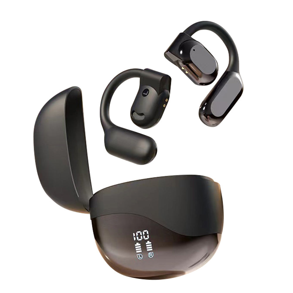 Wireless Bone conduction Headphones Bluetooth Open Ear Sport Earphone Black