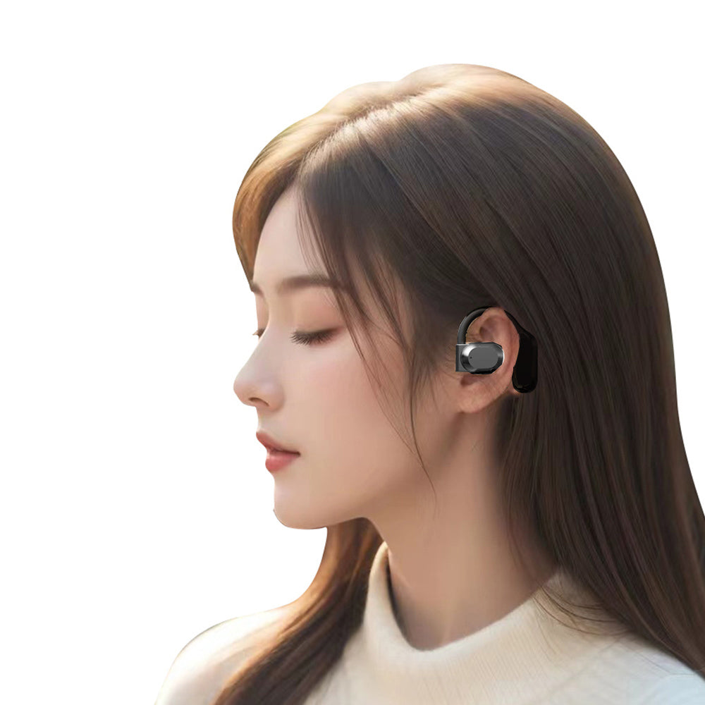 Wireless Bone conduction Headphones Bluetooth Open Ear Sport Earphone Black