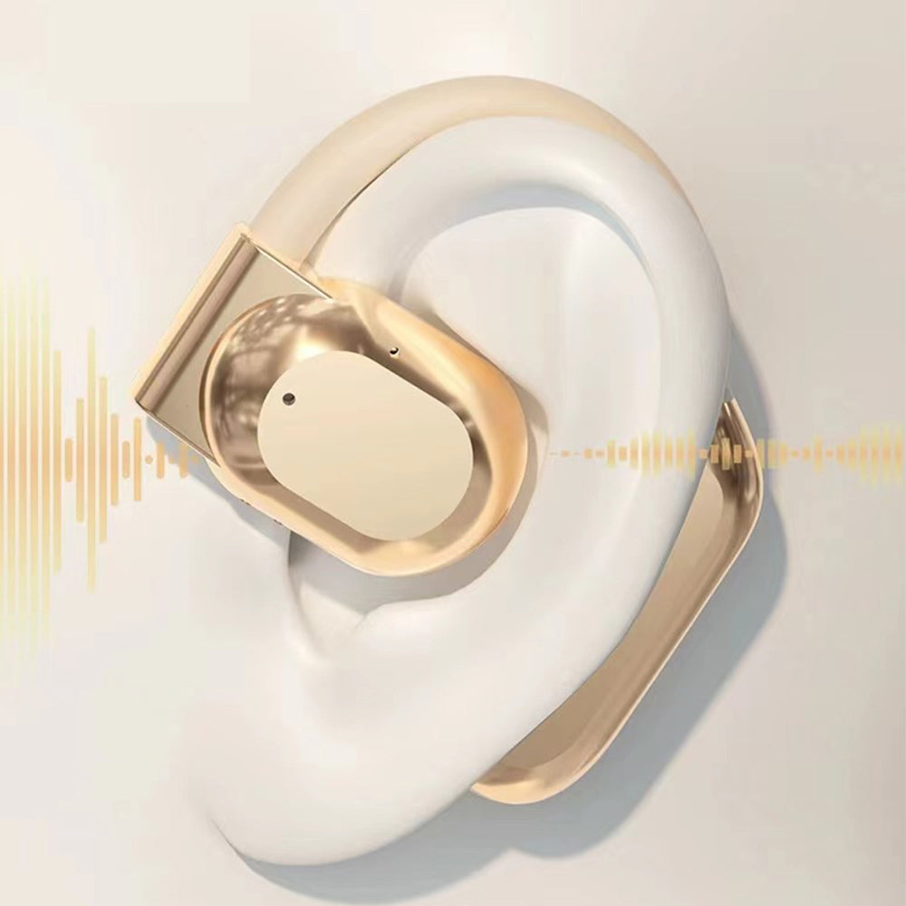 Wireless Bone conduction Headphones Bluetooth Open Ear Sport Earphone Nude