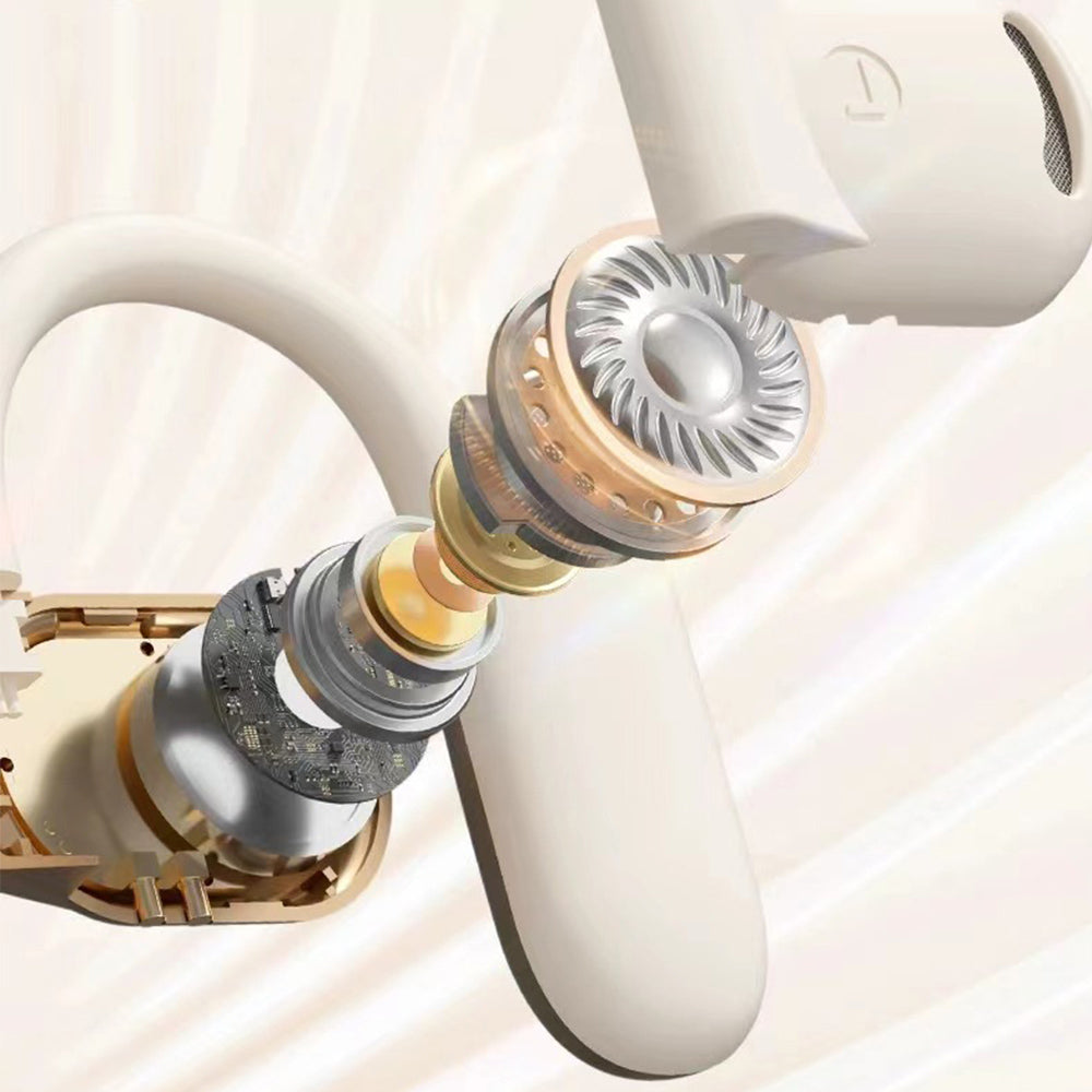 Wireless Bone conduction Headphones Bluetooth Open Ear Sport Earphone Nude