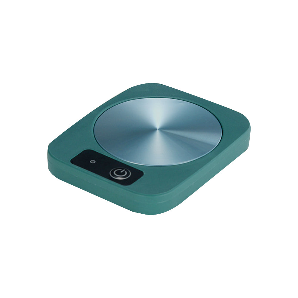 Electric Coffee Mug Warmer Lightweight Milk Heating Plate Cup Heater Pad Green
