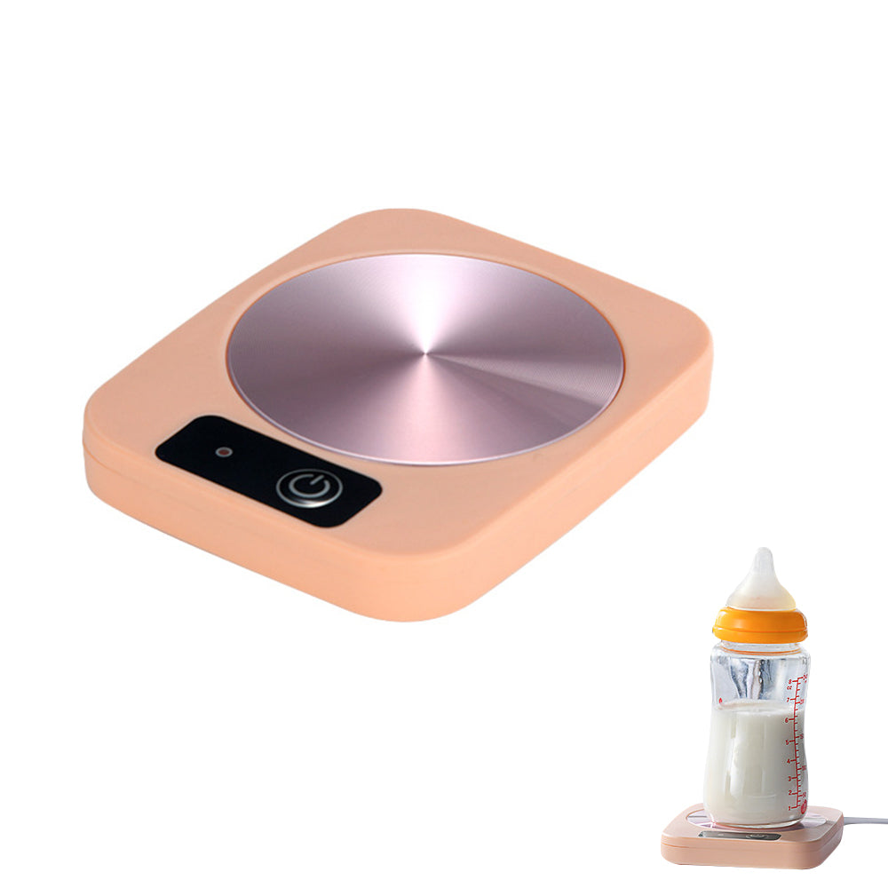 Electric Coffee Mug Warmer Lightweight Milk Heating Plate Cup Heater Pad Pink