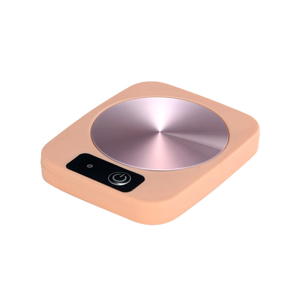 Electric Coffee Mug Warmer Lightweight Milk Heating Plate Cup Heater Pad Pink