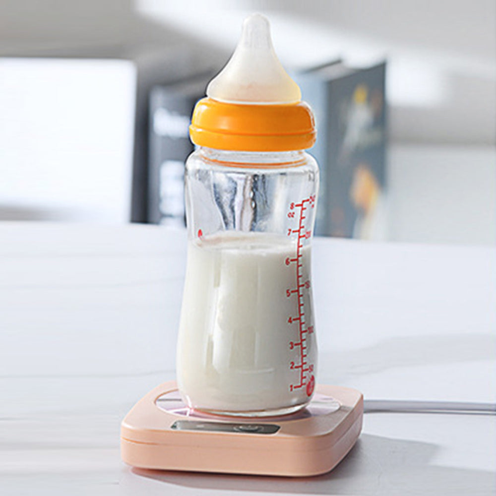 Electric Coffee Mug Warmer Lightweight Milk Heating Plate Cup Heater Pad Pink
