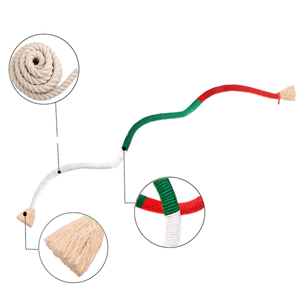 3Pcs Bite-Resistant Cat Bite Rope Kitten Teeth Grinding Sisal Rope