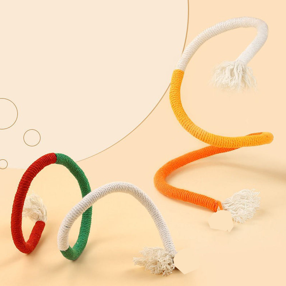 3Pcs Bite-Resistant Cat Bite Rope Kitten Teeth Grinding Sisal Rope