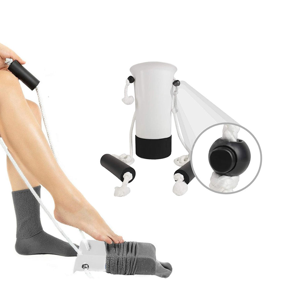 Sock Aid Sock Helper Puller Easy On and Off Stocking Pulling Assists Device