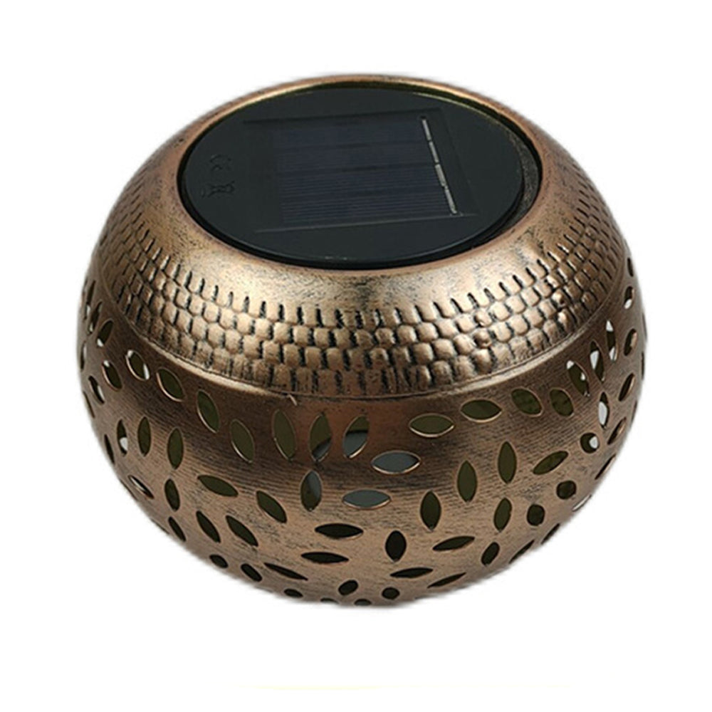 2Pcs Solar Shadow Light Outdoor Light LED Water-Resistant Garden Lamp Bronze