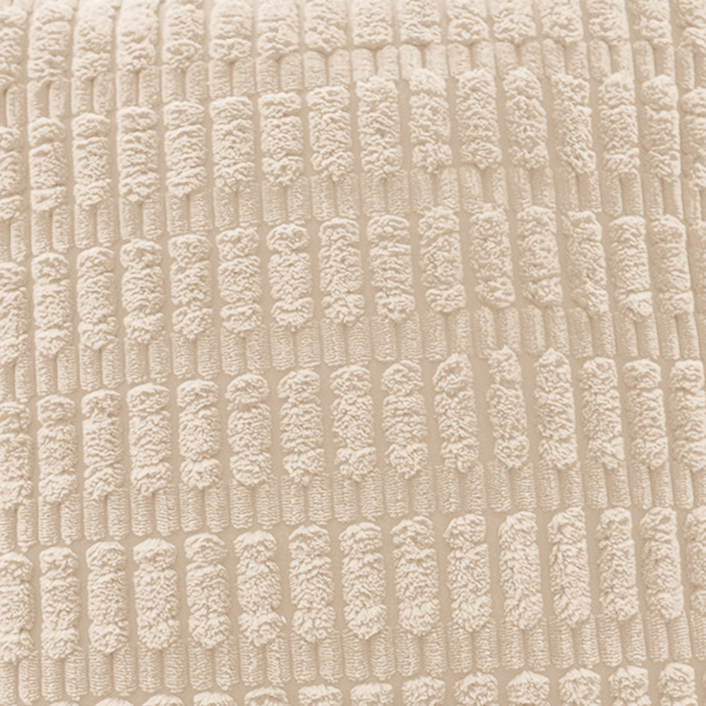 45x45cm Corduroy Solid Throw Pillow Cover Cushion Case Sofa Couch Decor Beige
