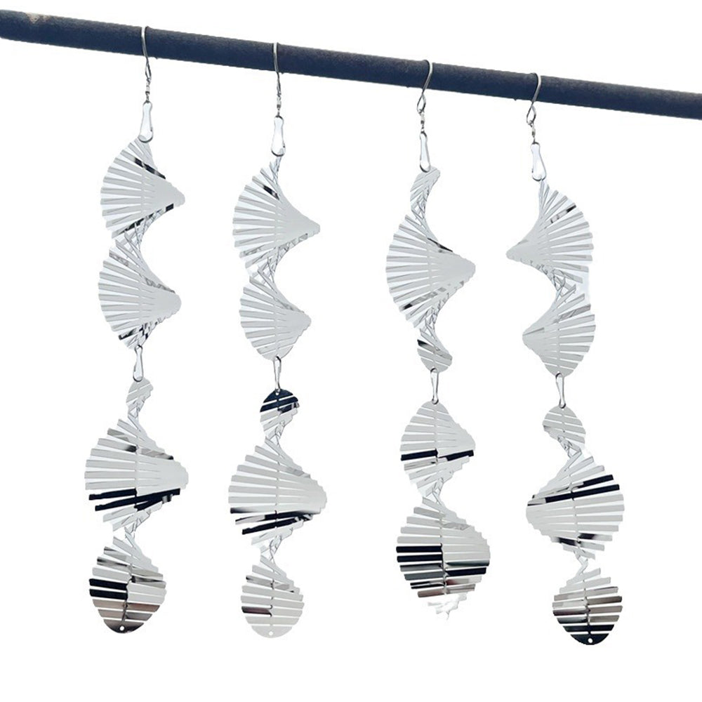 Rotating Reflective Bird Deterrent Wind Spinners Bird Scare Tool Spiral