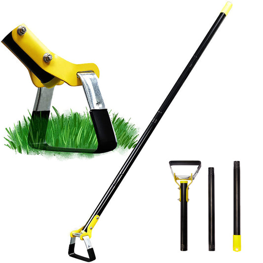 1.2m Garden Hula Hoes Stainless Steel Sharp Stirrup Ring Hoe with Triangle Head
