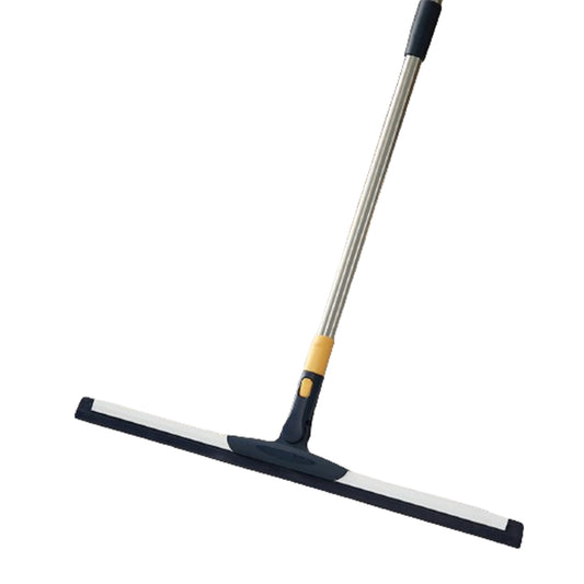Telescopic Long Handle Floor Squeegee Scrubber Broom for Floor Cleaning Blue