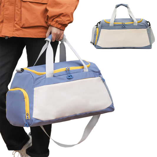 Duffle Bag Taekwondo Travel Duffel Bag Large Capacity Gym Sports Bag Blue