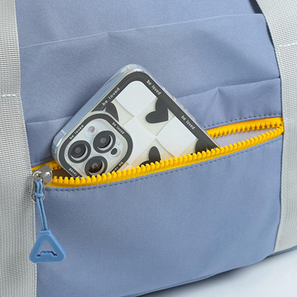 Duffle Bag Taekwondo Travel Duffel Bag Large Capacity Gym Sports Bag Blue