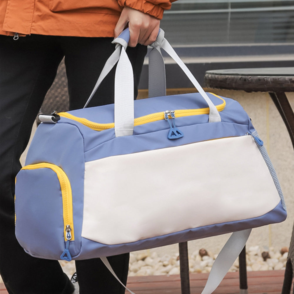 Duffle Bag Taekwondo Travel Duffel Bag Large Capacity Gym Sports Bag Blue