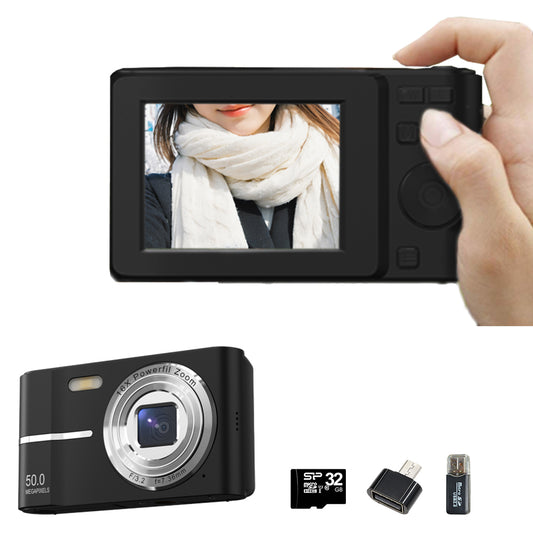 4K Screen Video Compact Camera with 32GB Memory Card