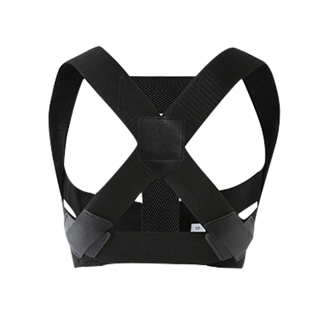 Posture Corrector Clavicle Support Back Straight Shoulders Brace Strap Black S