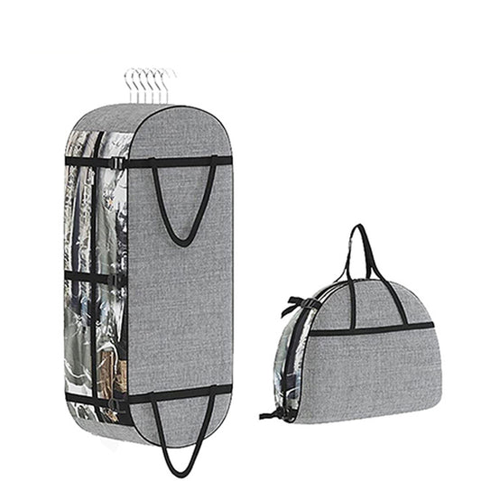 Dust-Resistant Storage Bag Garment Dress Cover Suit Clothes Coat Protector Grey