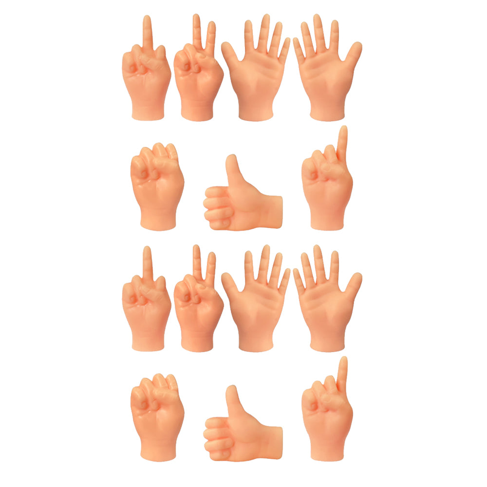 14Pcs Cat Pet Mini Hand Finger Puppet Finger Toy Tiny Finger Hand Palm Toy