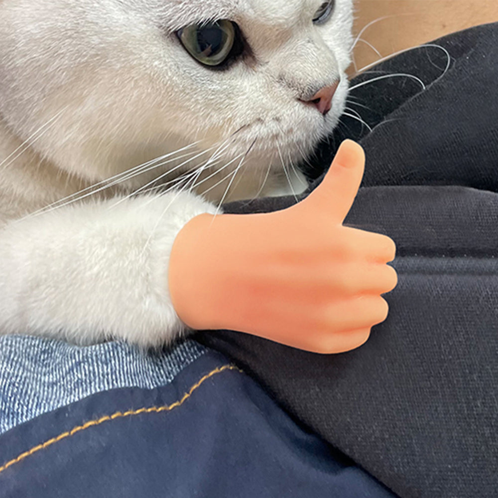 14Pcs Cat Pet Mini Hand Finger Puppet Finger Toy Tiny Finger Hand Palm Toy