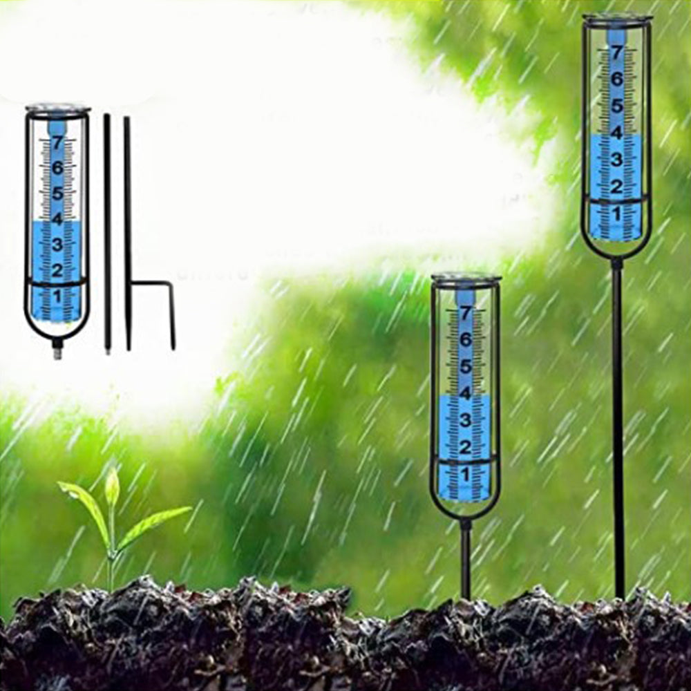 Rain Gauge Freeze Proof Rain Gauge Outdoor Adjustable Height Rain Measuring Tool