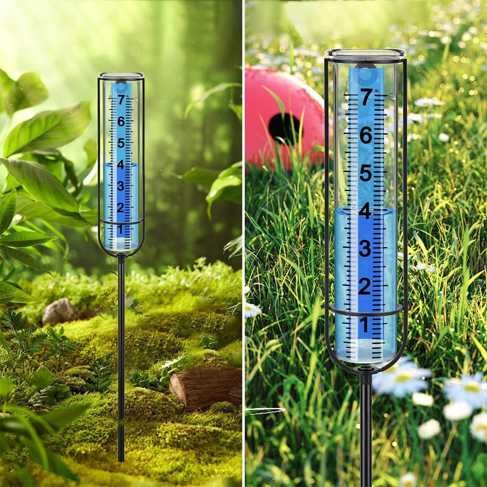 Rain Gauge Freeze Proof Rain Gauge Outdoor Adjustable Height Rain Measuring Tool