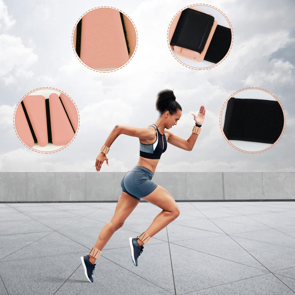 2Pcs Wrist Ankle Weights Set Adjustable Wearable Ankle Weights Nude