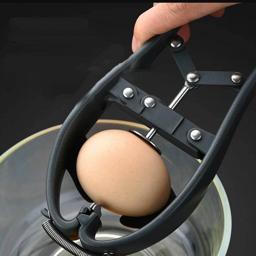 Automatic Egg Cracker Stainless Steel Egg Opener Kitchen Easy Eggshell Cutter