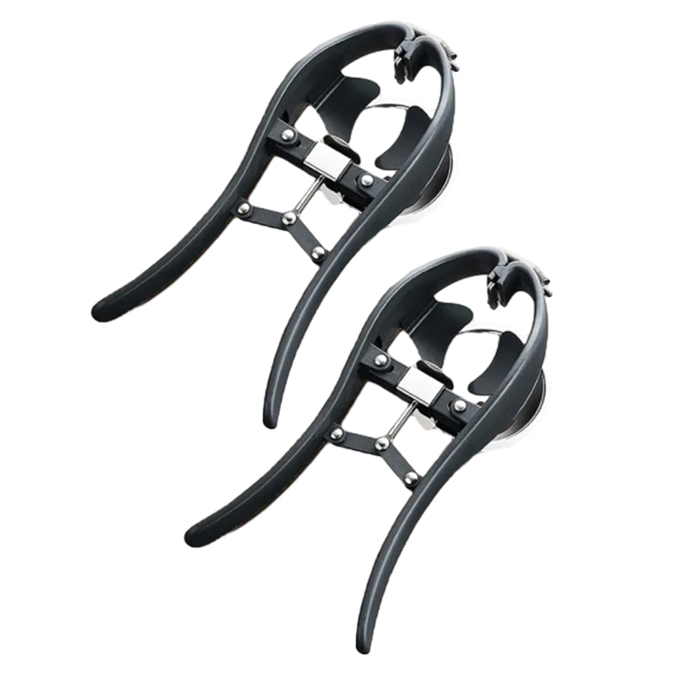2Pcs Automatic Egg Cracker Stainless Steel Egg Opener Kitchen Eggshell Cutter