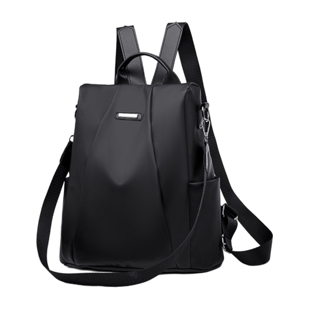 Women Large Capacity Anti-Theft Bag Travel Oxford Cloth Backpack Black