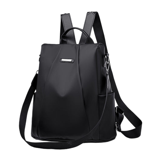 Women Large Capacity Anti-Theft Bag Travel Oxford Cloth Backpack Black