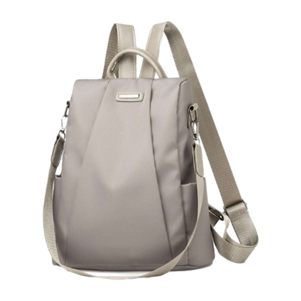 Women Large Capacity Anti-Theft Bag Travel Oxford Cloth Backpack Grey
