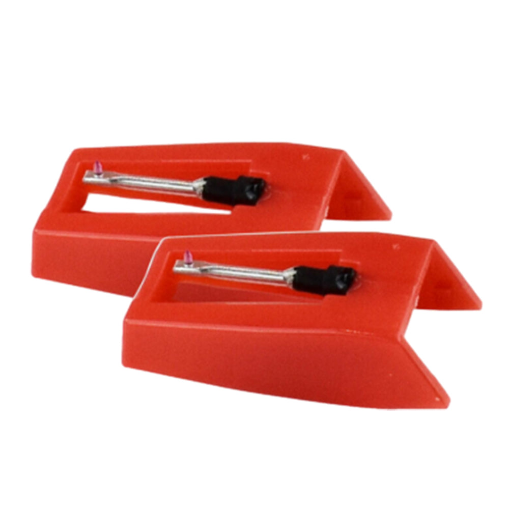 2Pcs Ruby Record Player Turntable Phonograph Audio Replacement Stylus Needle