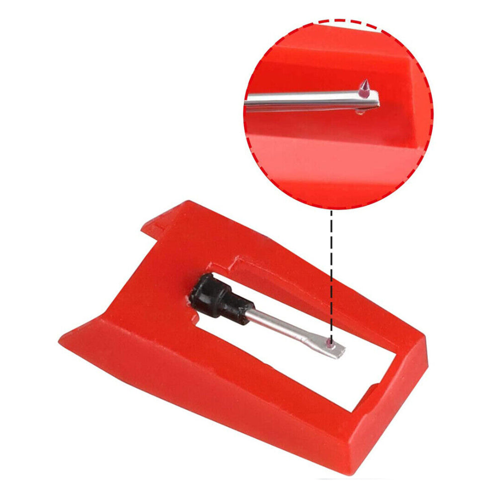 2Pcs Ruby Record Player Turntable Phonograph Audio Replacement Stylus Needle