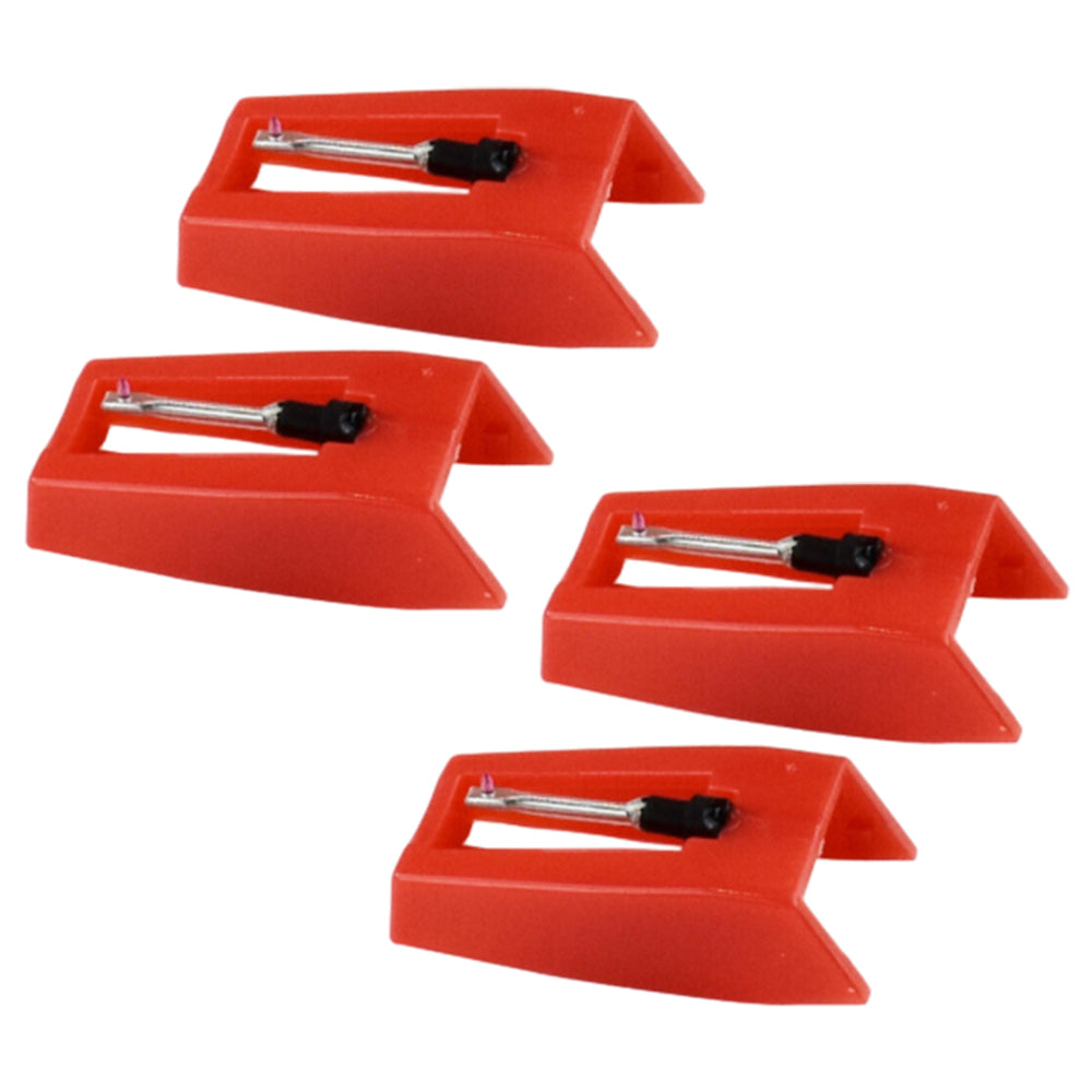 4Pcs Ruby Record Player Turntable Phonograph Audio Replacement Stylus Needle