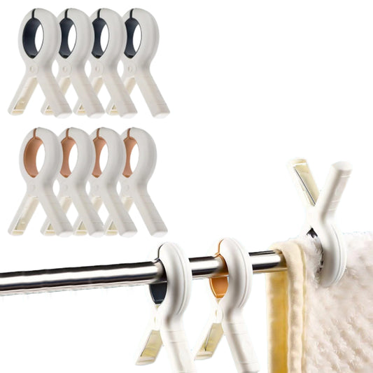 8Pcs Clothespins Clips Peg Large Hanging Clamps Clothes Beach Towel Drying Rack