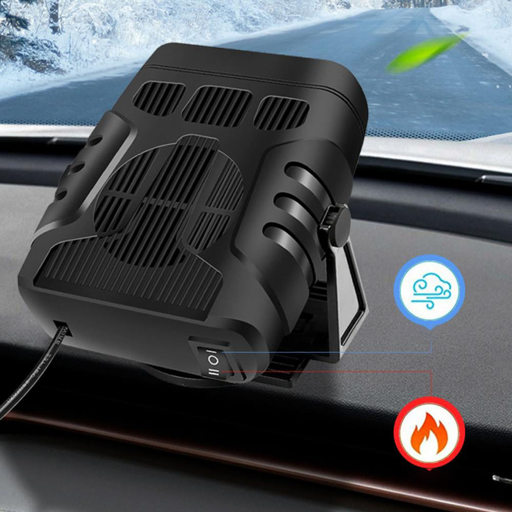 12V Car Heater Portable Car Cool Fan Defogger Windscreen Demister Defroster
