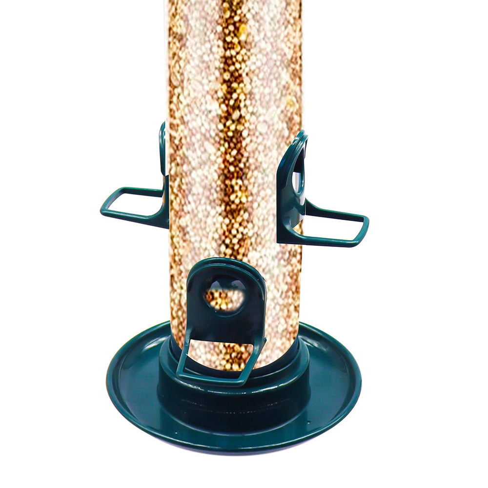 2Pcs Bird Feeder Container Outdoor Squirrel-Be-Gone Wild Bird Hanging Feeder