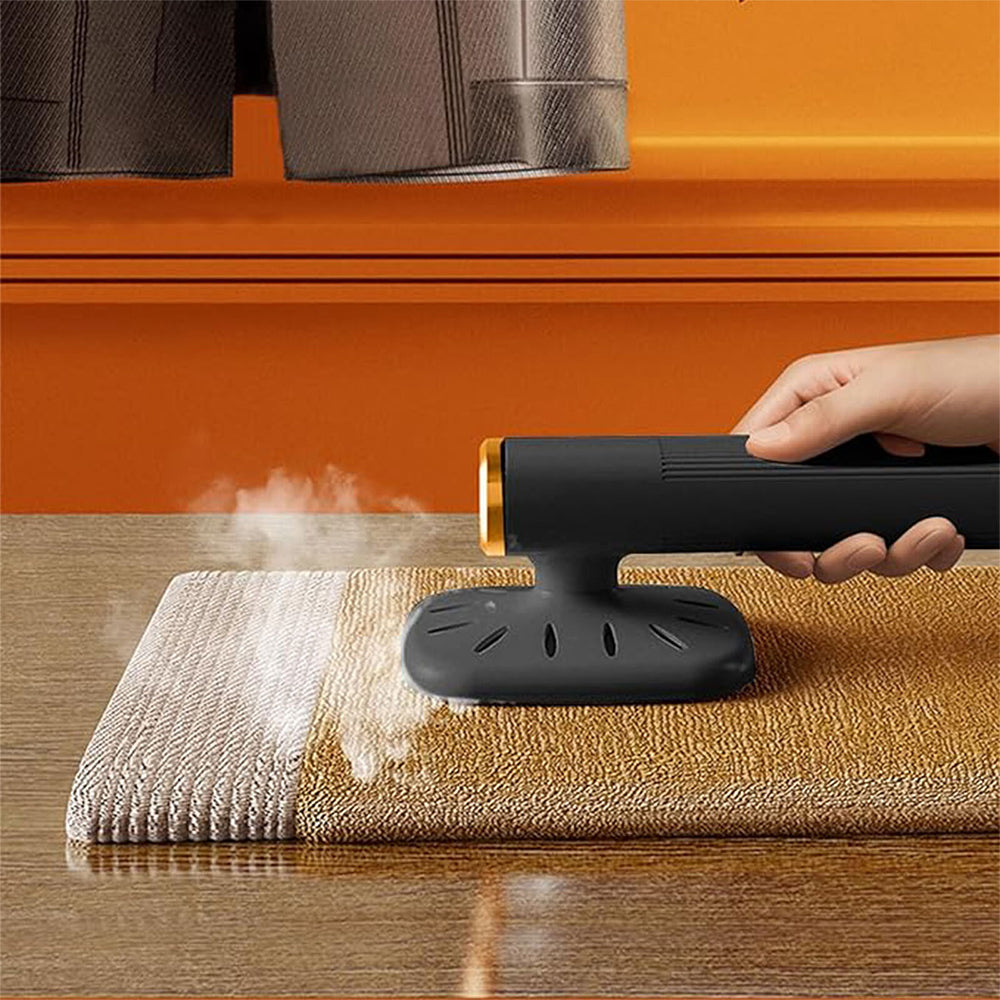 USB Portable Micro Steam Iron Handheld Garment Steamer Ironing Machine Black