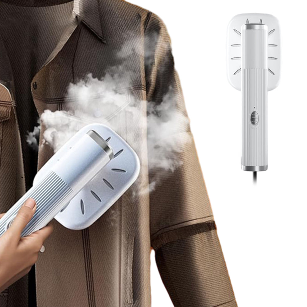 USB Portable Micro Steam Iron Handheld Garment Steamer Ironing Machine White