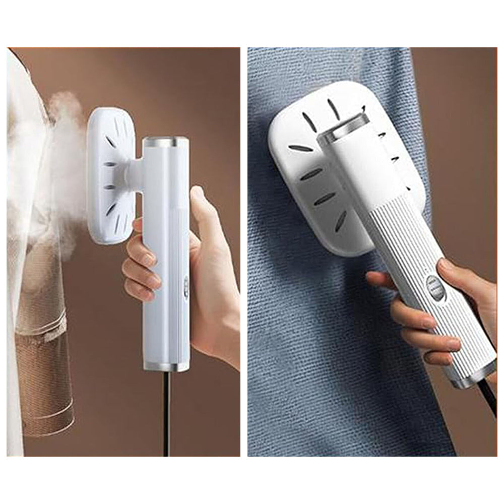 USB Portable Micro Steam Iron Handheld Garment Steamer Ironing Machine White