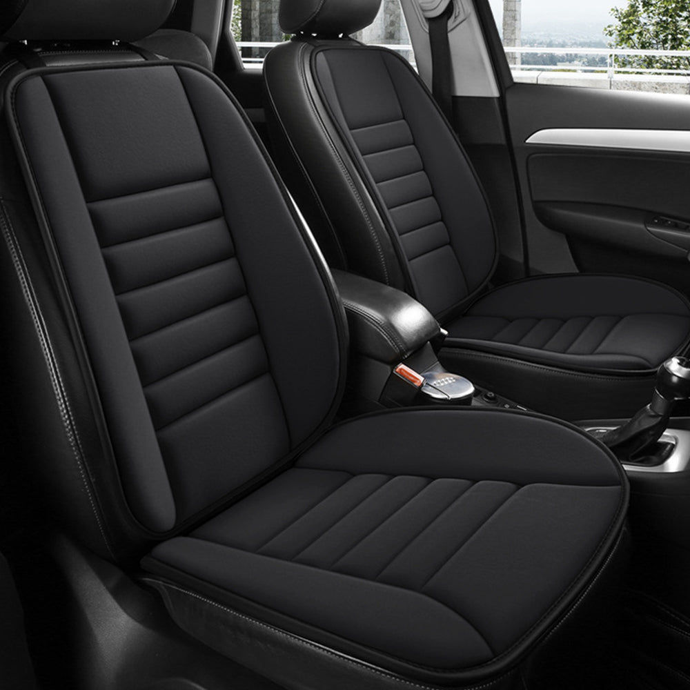 Universal Car Seat Cushion Vehicle Chair Cushion Pad Backrest Black