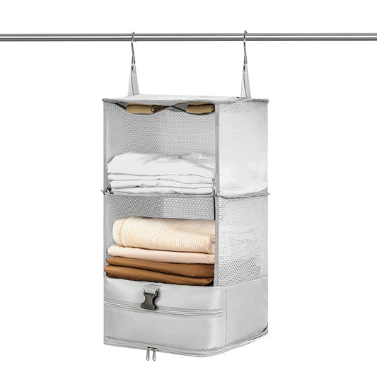 Portable Travel Camping Hanging Luggage Organizer Foldable Packing Cube L