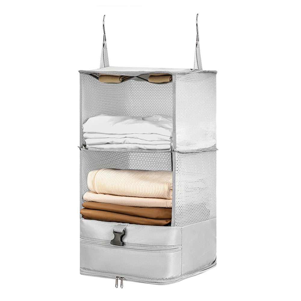 Portable Travel Camping Hanging Luggage Organizer Foldable Packing Cube L