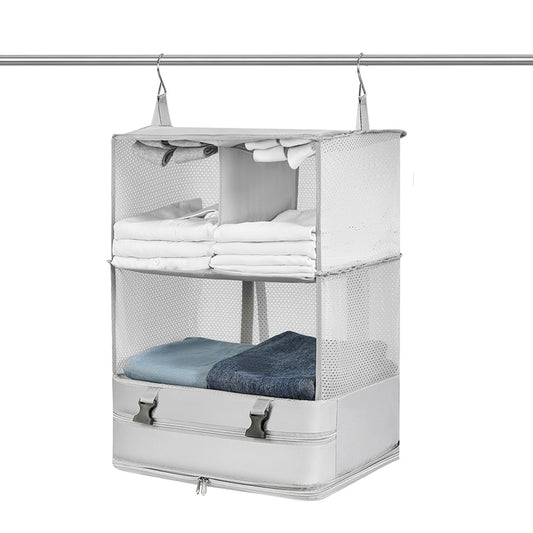 Portable Travel Camping Hanging Luggage Organizer Foldable Packing Cube XL