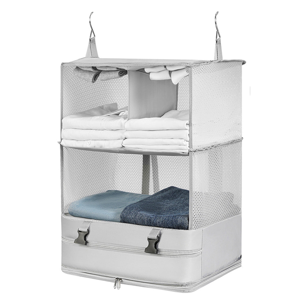 Portable Travel Camping Hanging Luggage Organizer Foldable Packing Cube XL