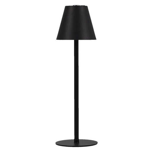 Cordless LED Table Lamp Touch Dimming Desk Lamp Portable Bar Night Light Black