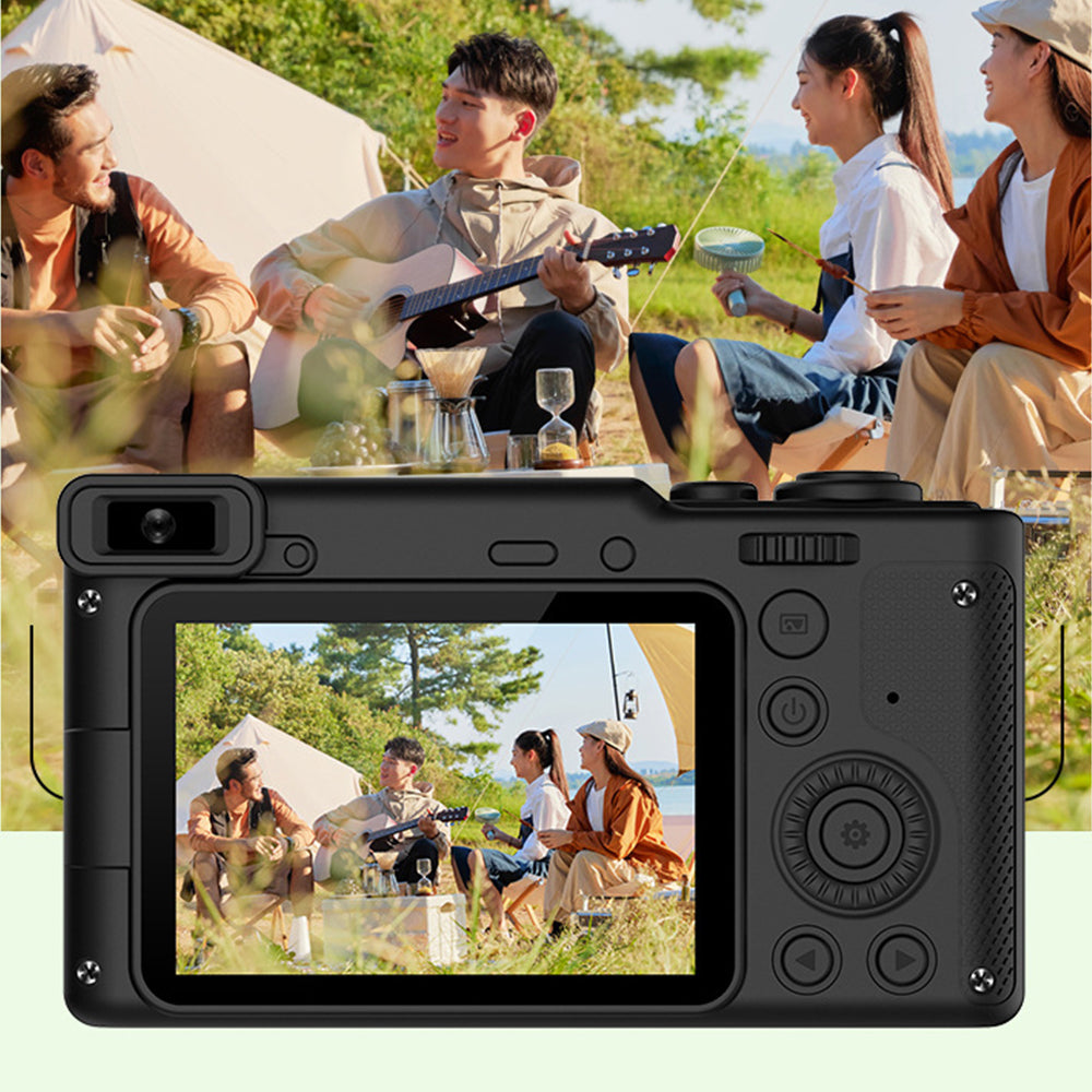 1080P HD Digital Camera Photography Autofocus with Memory Card USB Port Black