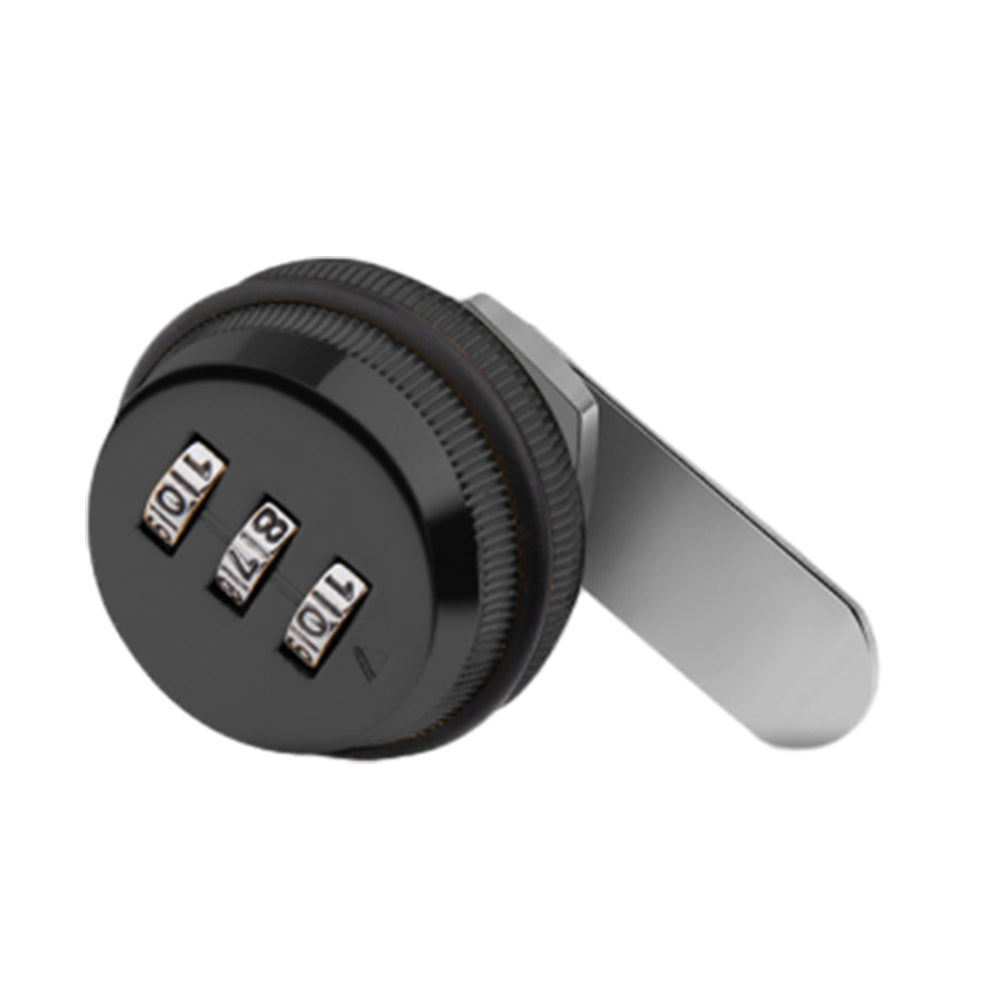 30mm 3 Digital Code Cam-Lock Cabinet Locker Keyless Security Lock Black